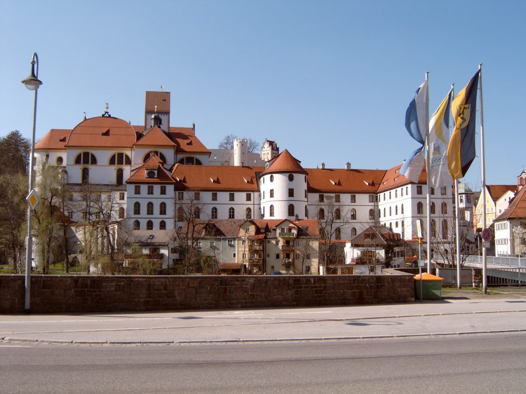 Das ehemalige Benediktinerkloster in Füssen